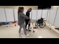 Right TKA, Front Wheeled Walker, PWB, and Gait Training- from WC to Walk to WC