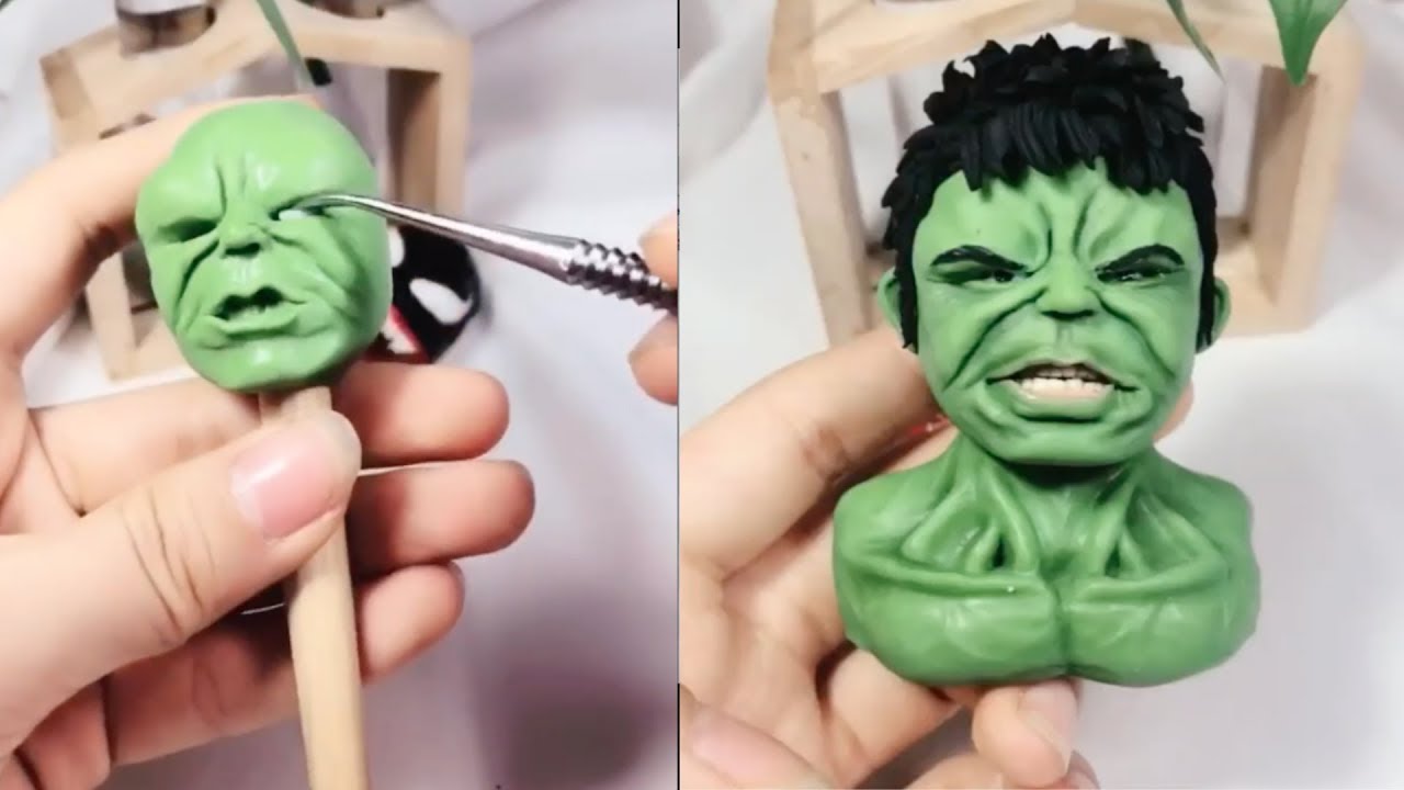 marvel clay sculptures