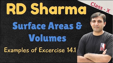 (L4)Surface Areas & Volumes: Chapter14 RD Sharma Class10 Ex14.1 Examples 48 to 54 by Ashish Sir