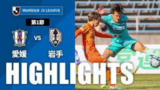愛媛ＦＣvsいわてグルージャ盛岡 J3リーグ 第1節
