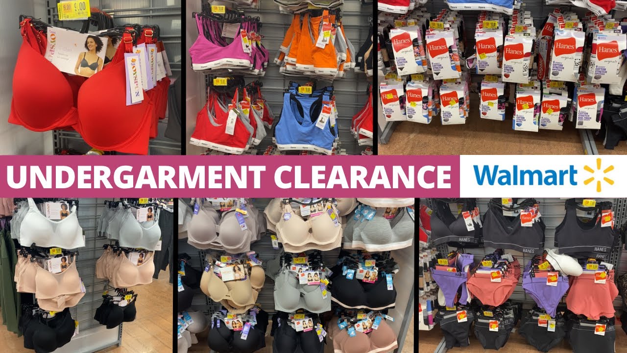 🔥WALMART UNDERGARMENTS ARE ON CLEARANCE‼️WALMART SHOP WITH ME