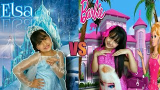 RAP DE PRINCESAS| LA REYNA ELSA  VS BARBIE