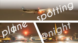 &quot;DARK DESIRE&quot;😉 // Night Plane Spotting at Leipzig/Halle Airport (Germany)