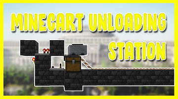 Minecart Unloading Station in Minecraft 1.17