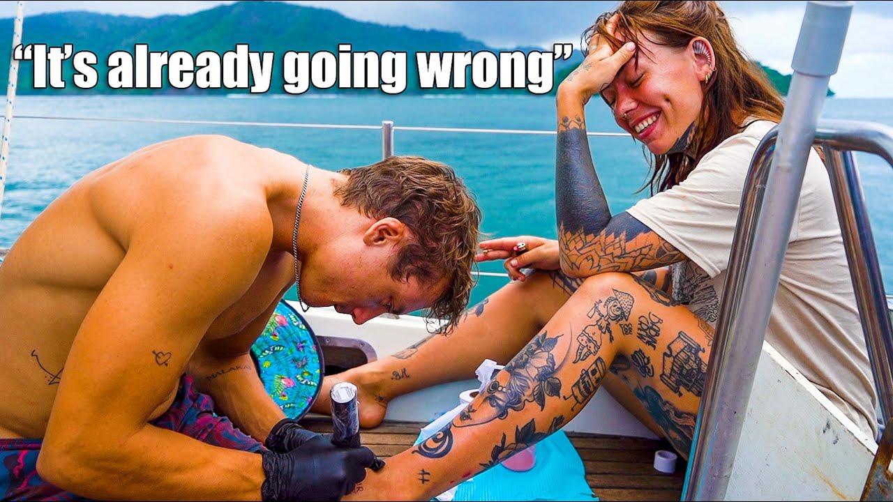 Doing My FIRST TATTOO Whilst Sailing In The Pacific Ocean (EP 30)