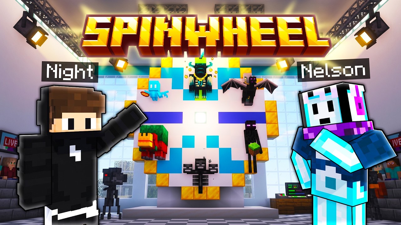 MINECRAFT TAPI SPINWHEEL MERUBAH KITA MENJADI MOB APAPUN