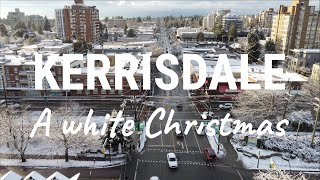 White Christmas in Vancouver - Kerrisdale Hidden Objects Drone Game