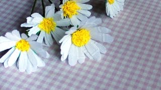 СП: Цветы из бумаги своими руками / Ромашки/ Paper flowers(Ссылка на видео Ксюши https://youtu.be/xkCM3MCwtAc Ссылка на канал Ксюши https://www.youtube.com/channel/UCoM1F58_00rm3y_qOWyKb2A ..., 2016-05-22T14:52:01.000Z)