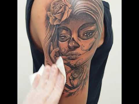 Santa Muerte Tattoo - YouTube