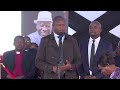 Gov Dr. Eric Mutai Remarks In front of President RUTO At Burial of Davis Chirchir Father