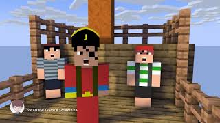 Upin & Ipin Air Kolah, Air Laut Bahagian 2 (Minecraft Animation) screenshot 3