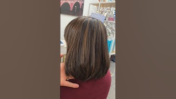 Charming hair style #highlights #salonstyle #youngirl #Transformation #music #newstyle