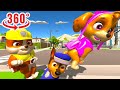 Escape Angry Sky -  360 video animation parody funny | AACG Animation |