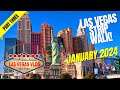 2024 Las Vegas Strip Walk: Park MGM to Mandalay Bay - 10th January 2024 (Part 3 of 3)