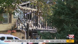 Two-alarm fire destroys house in Lancaster County