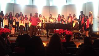 Andrea Lopez singing with her Choir 2013 Christmas Concert @ Vista Murrieta High School