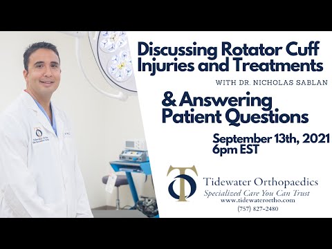 Rotator Cuff Discussion with Dr. Nicholas Sablan