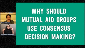 Dean Spade: Why Should Mutual Aid Groups Use Consensus Decision Making?