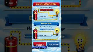 Conventional Current vs Electron Flow Explained | Easy Electronics Basics for Beginners