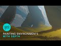 Painting concept art environments with depth