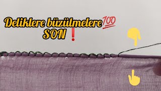 İgne Oyası Yazma Kenarı Kıvırma En Basit Haliyle Köşe Kenar Yapımı 