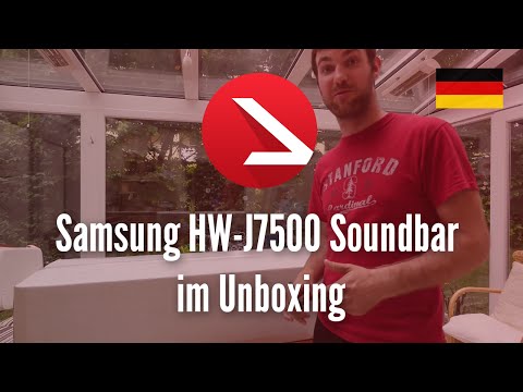 Samsung HW-J7500 Soundbar im Unboxing [4K UHD]