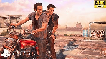 Uncharted 4: A Thief’s End | Part 13 Walkthrough | Hidden in Plain Sight | 4K Cinematic Chase