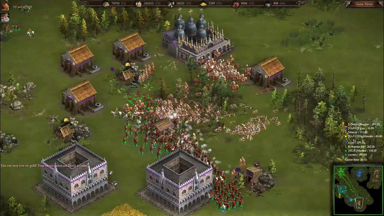 Cossacks 3 very hard battle 3vs5 game-play 2023 08 08 22 22 