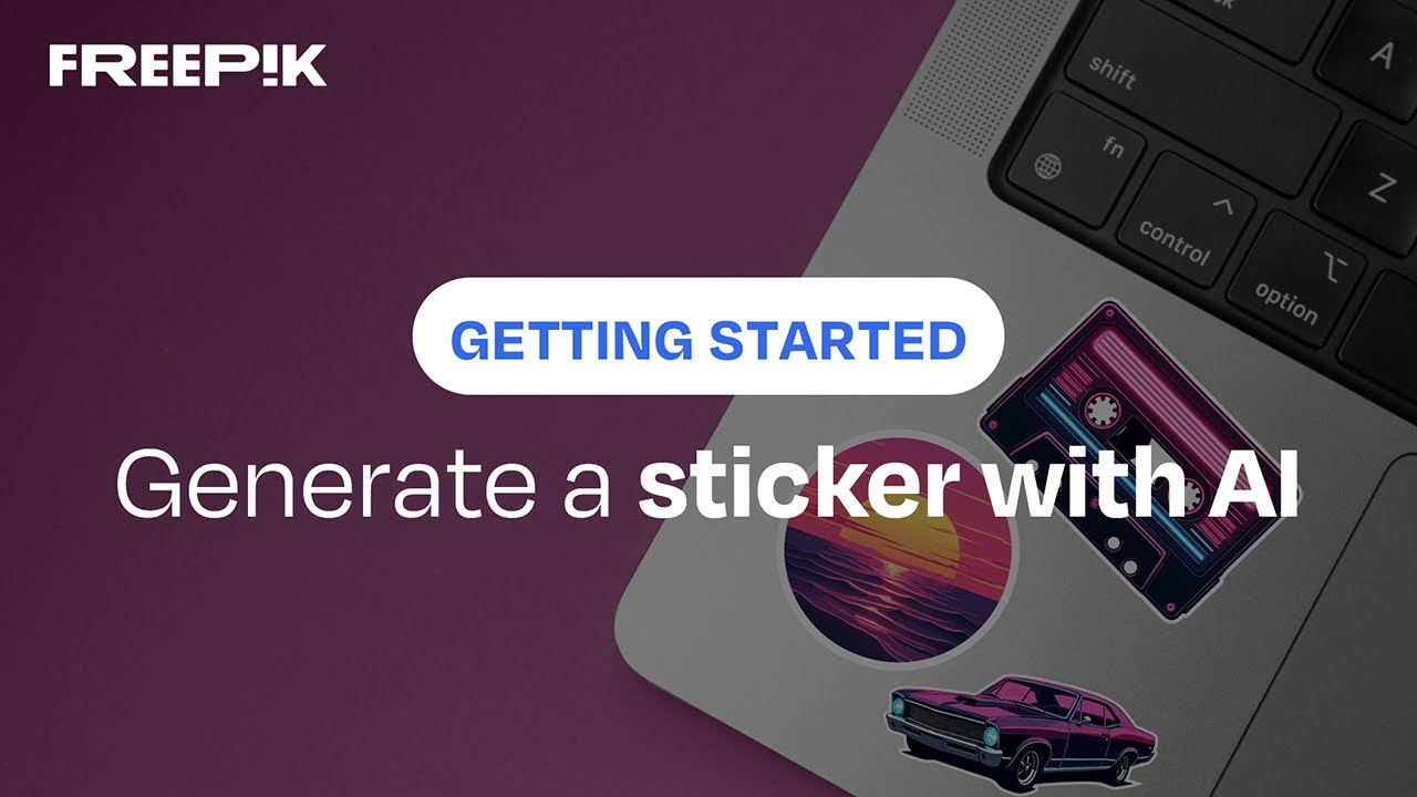 Generating your custom sticker with Freepik AI | Freepik Getting Started