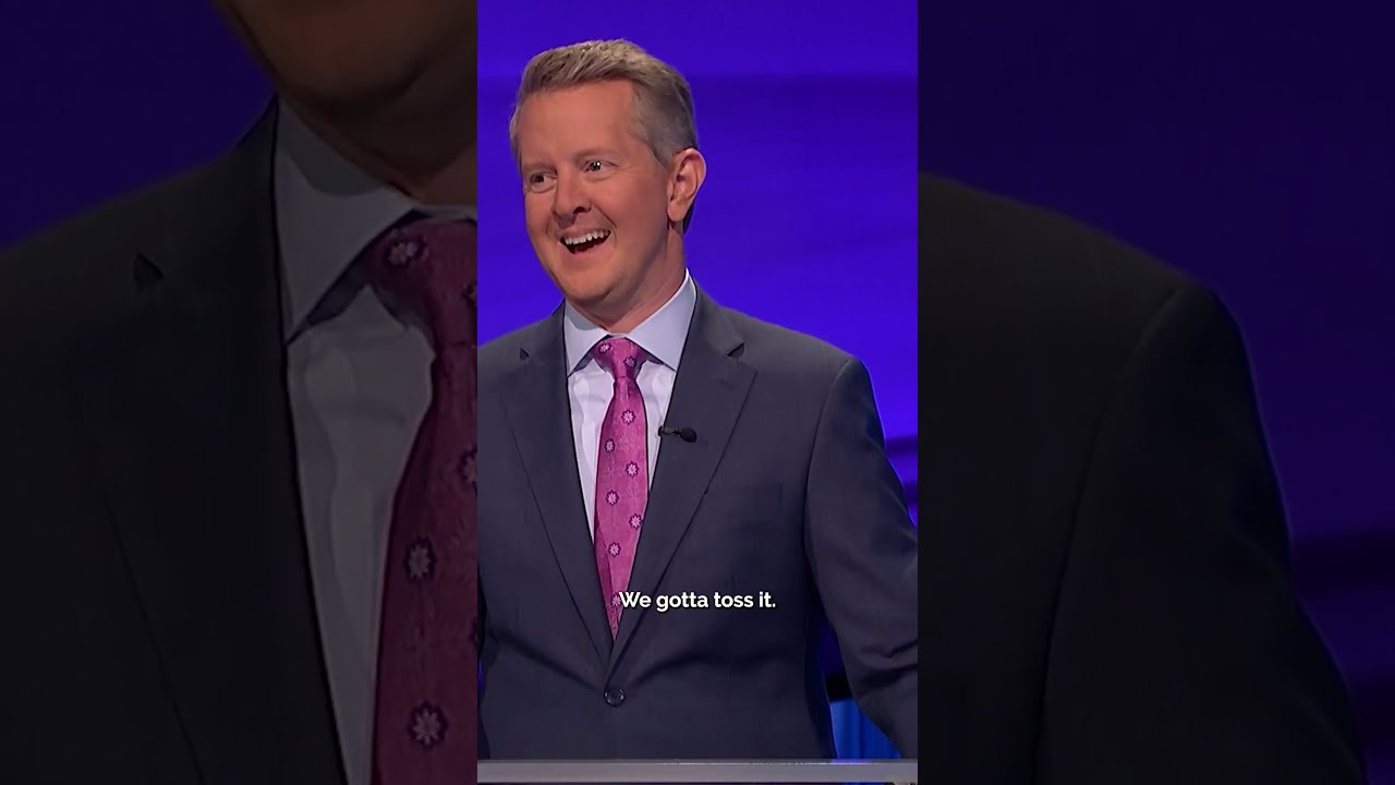 Ken Jennings Accidentally Blurts Out Response JEOPARDY 