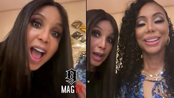 Toni Braxton Sings Brandy's "Full Moon" Song During Lunch With Sister Tamar! 🗣