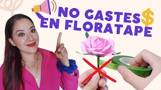 Tutorial | No Forres tu palitos con floratape | Economiza | Rosas Eternas Perfectas | Emprende.