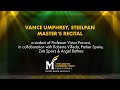 Vance umphrey steelpan masters recital