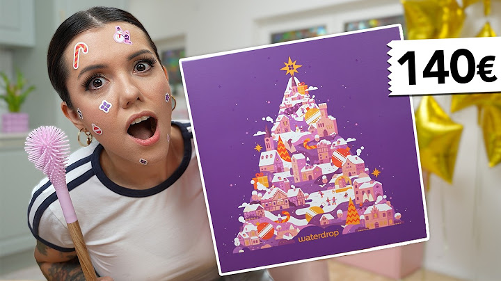 Ich bin überrascht vom waterdrop Adventskalender 2024!