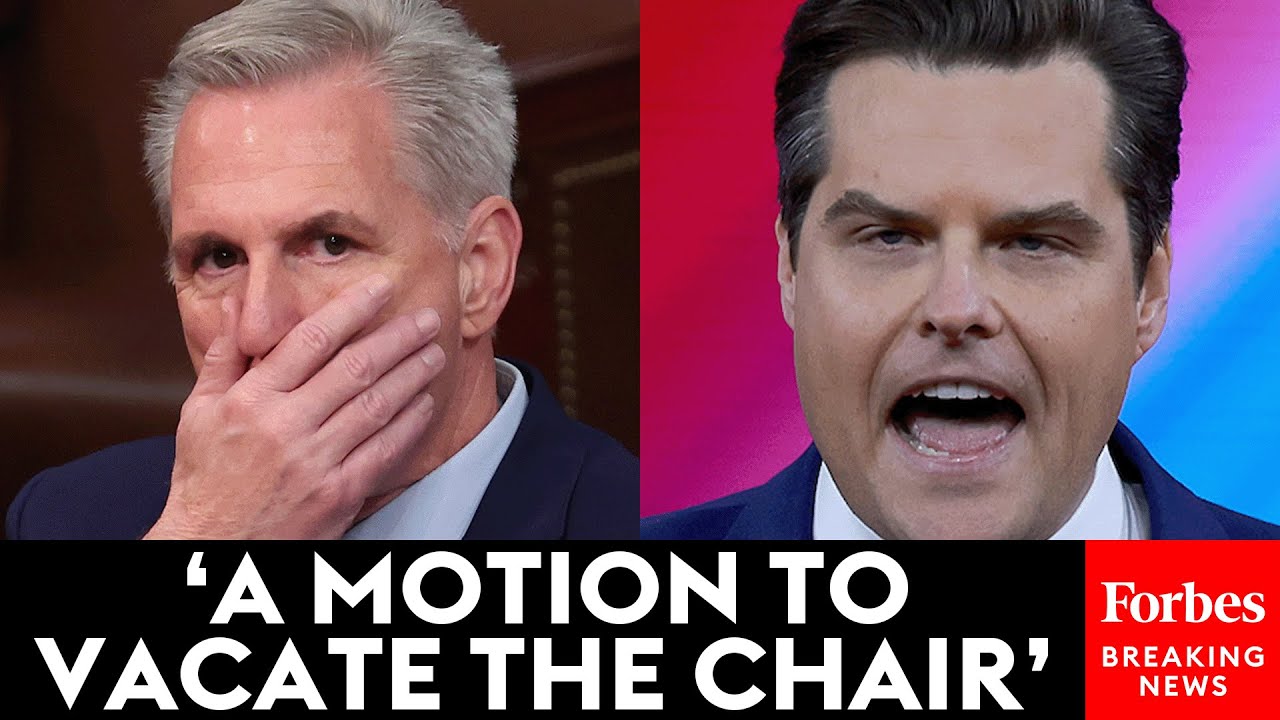 BREAKING NEWS: Matt Gaetz Launches An All-Out Assault On Kevin McCarthy's Time As Speaker