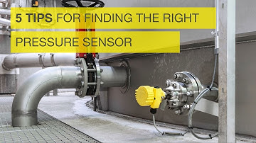 How to choose a pressure transmitter: 5 tips | VEGA talk