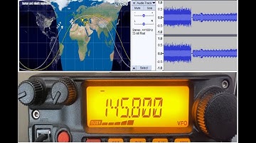 Recording ISS slow scan television using Audacity, converting and viewing on MMSSTV