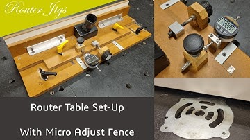 Router table and micro adjustment fence