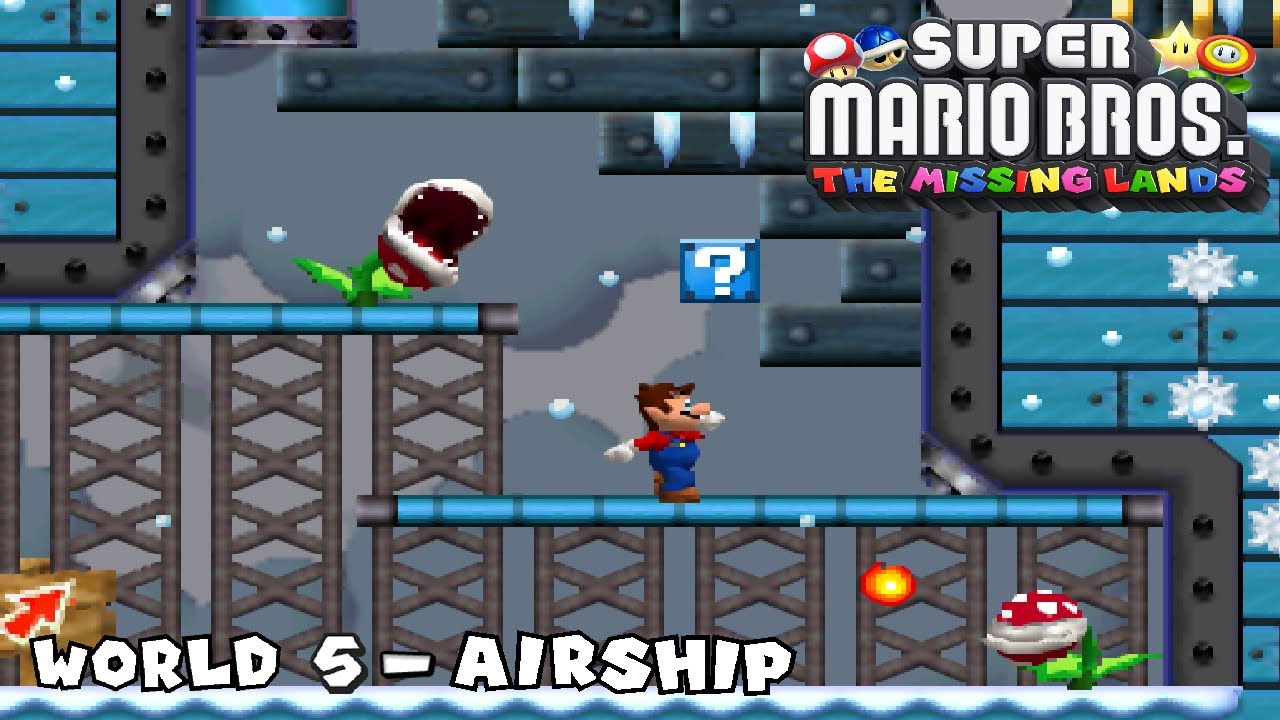 Super Mario Bros. The Missing Lands - World 5-Airship (PREVIEW)