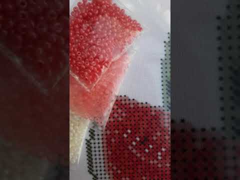 Подбор бисера к схеме "Арбуз"