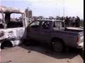 Dead iraqis used as barricade