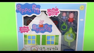 Peppa House Toy Game & Spongebob Airplane