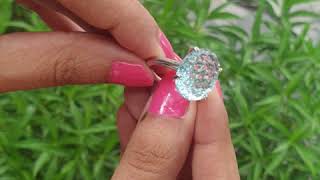 Xl Blue Topaz 14k Gold Ring For Sale On eBay Seller Georgiaan1 #jewelryforsale