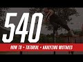 540 Tutorial - ANALIZING THE COMMON MISTAKES - FREESTYLE CALISTHENICS