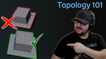 3D Modeling Topology for Extruded Faces and Objects | Topology 101