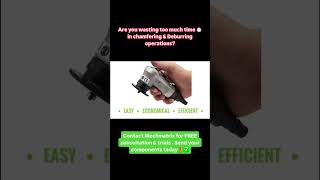 Save Upto 60% time in chamfering Deburring with Easymech mini handheld chamfer tool by Mechmatrix
