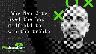 How Manchester City used the box midfield to win the treble | Tactics Explained