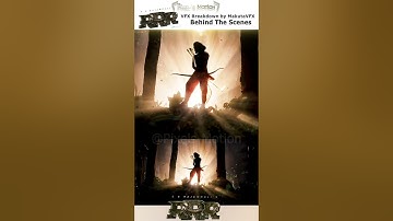 RRR behind the scenes | RRR VFX Breakdown  | NTR, Ram Charan | MM Keeravaani | SS Rajamouli #Shorts