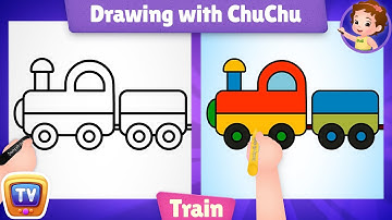 How to Draw a Train? - More Drawings with ChuChu - ChuChu TV Drawing Lessons for Kids