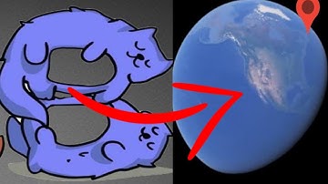 ALPHABET LORE (B) but transformed from cats on Google Earth!